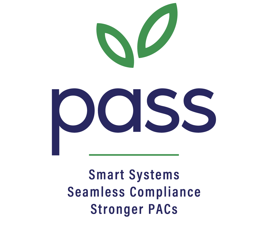 PASS logo - Smart Systems Seamless COmpliance Stronger PACSs