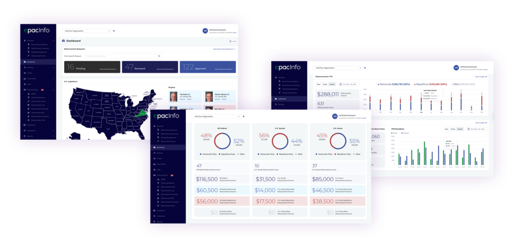 Screenshots of epacinfo
